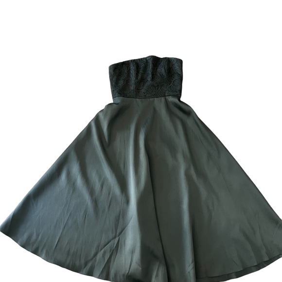 Sachin & Babi A-Line Gown Black Lace Bodice Size 10 - Picture 6 of 11